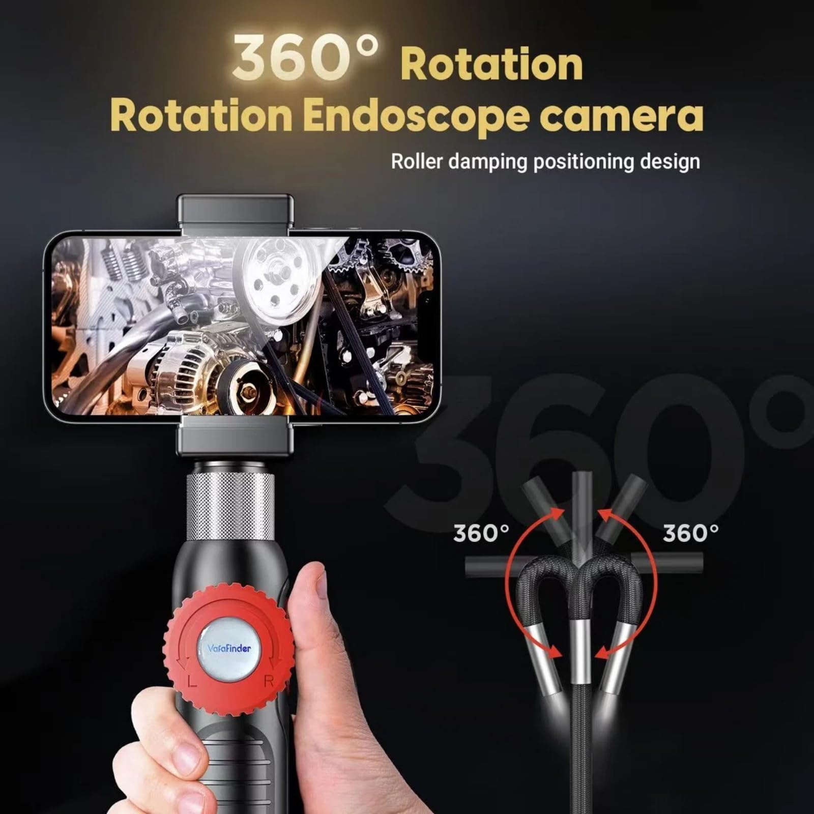 Articulating Borescope 360°Rotation, for Home & Auto Inspection — Amazon image 8