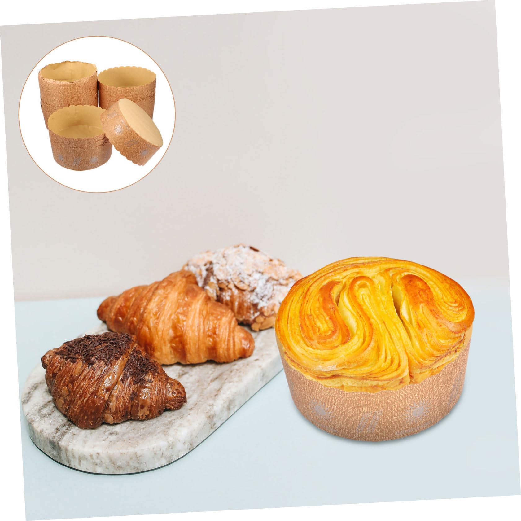 Zerodeko 100pièces Caissettes à Papier Décoratives Moules à Muffins Jetables Pour Gâteaux Et Desserts Parfaites Pour Anniversaires Et Événements Spéciaux