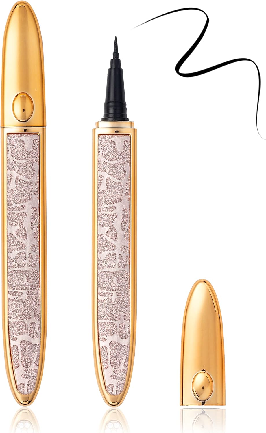 Selfadhesive Eyeliner, Liquid Eyeliner Pen, Amazing Waterproof No Glue Non MultiUse