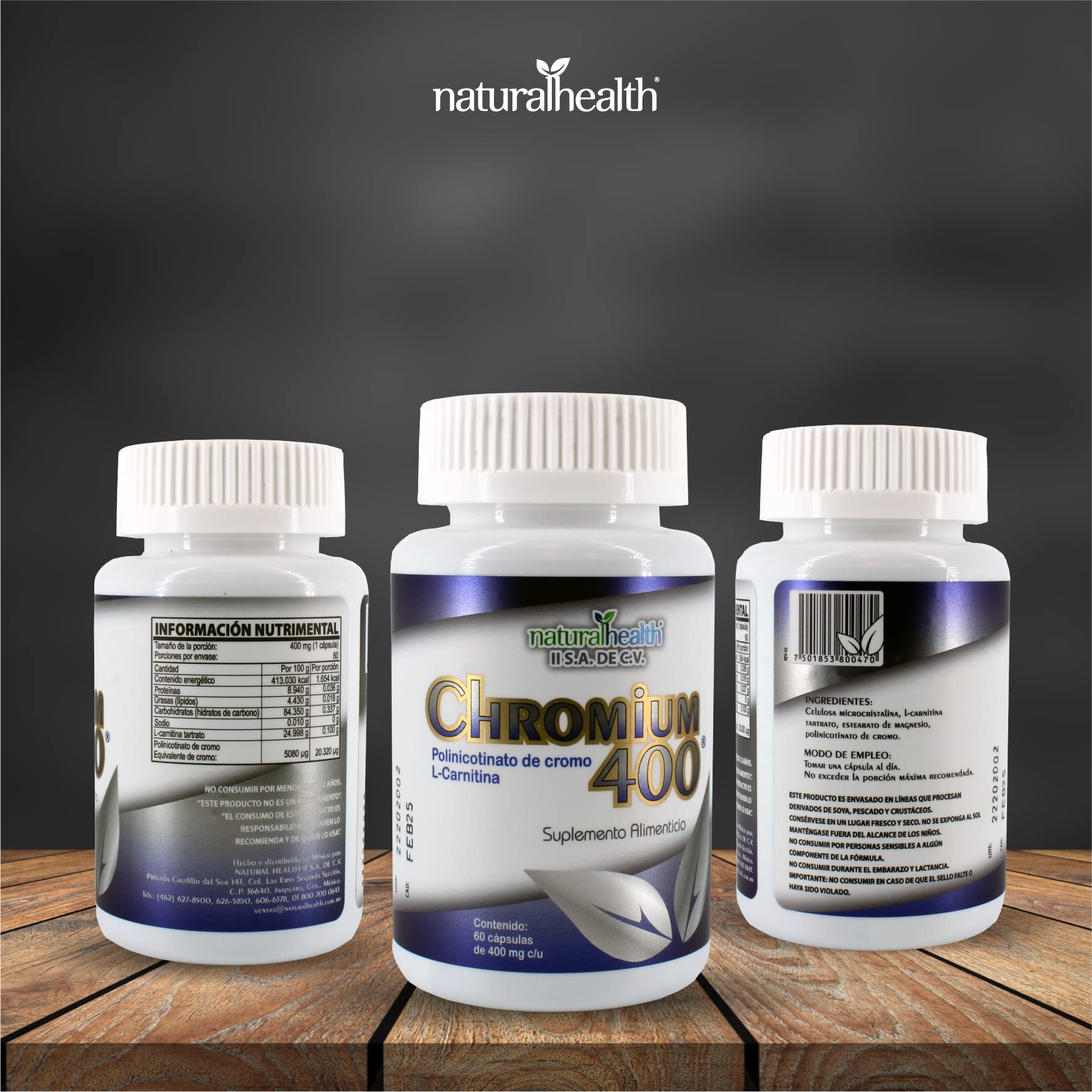 chromium 400 l carnitina para que sirve CHROMIUM 400, 2 frascoS con 120 cápsulas de 400 mg c/u. (2) :  Amazon.com.mx: Salud y Cuidado Personal