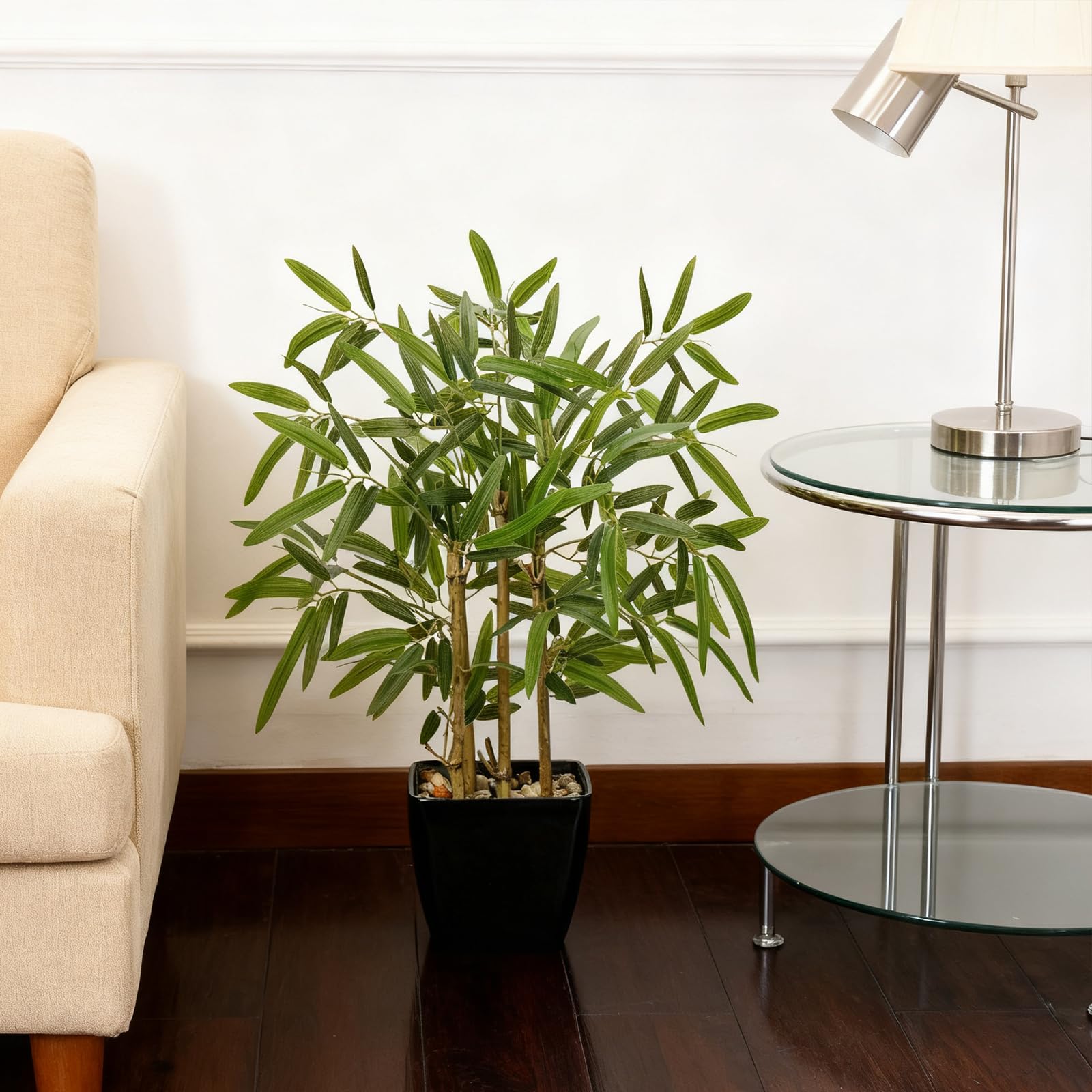 Amazon｜Villa Como フェイクグリーン インテリアグリーン 竹 笹 七夕