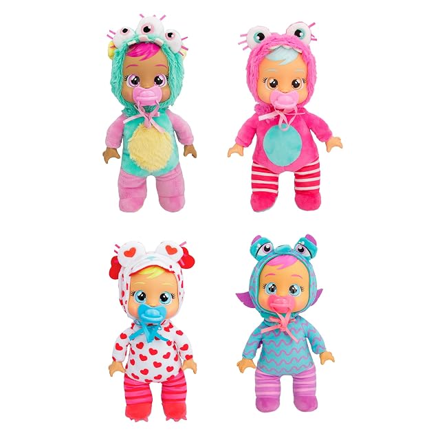 Foto 4 de 8 de Bebes Llorones Tiny Cuddles Monster Bubu, Muñeca Suave y Blanda de 25 cm