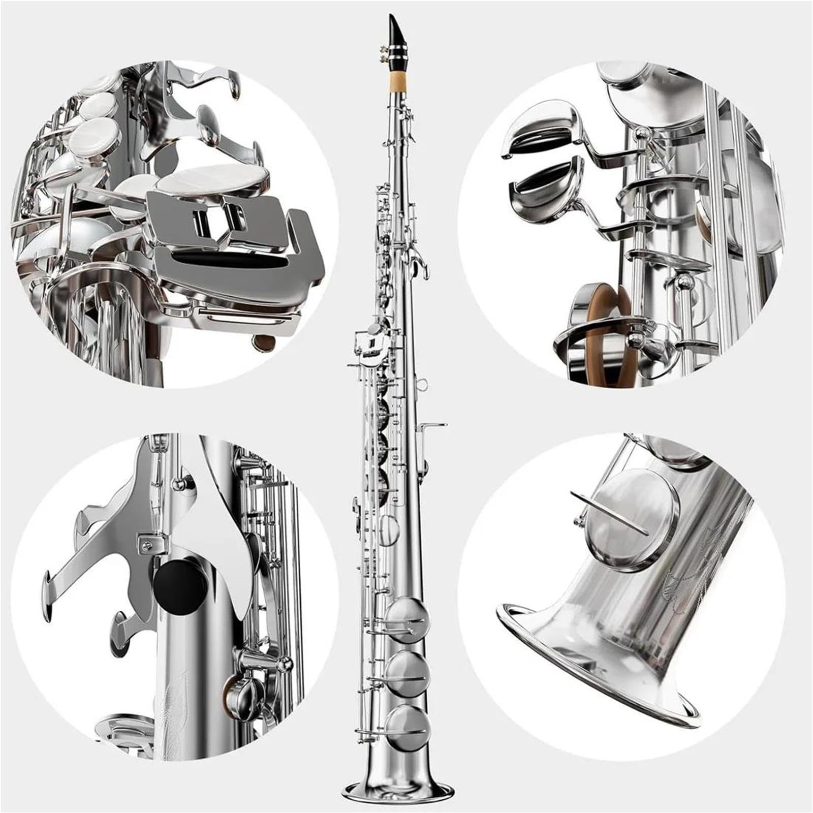Instrumentos De Viento Madera Saxofón Saxofón Soprano Recto Si Bemol