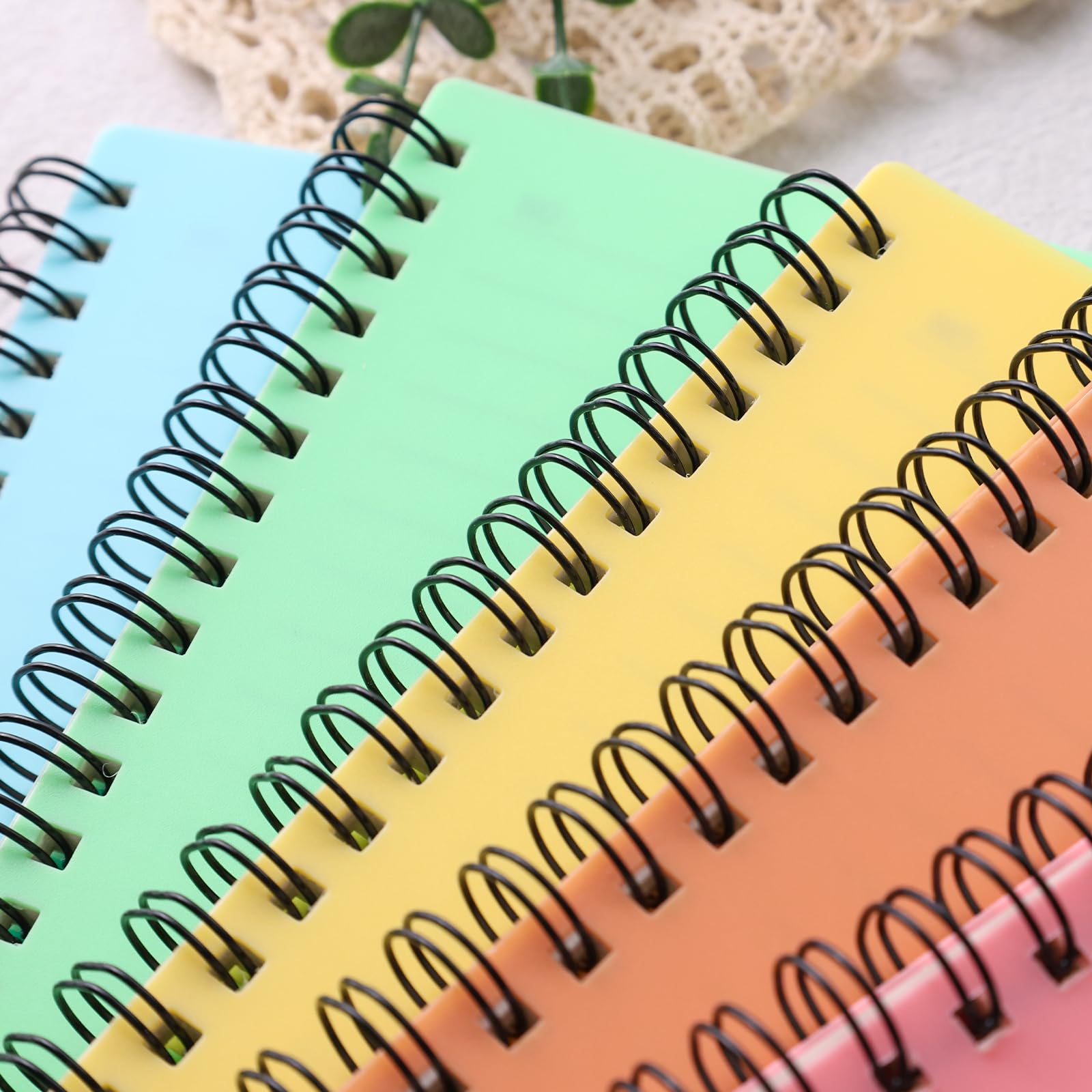 Koogel 6PCS Spiral Notebooks Macaron Colours - Image 4