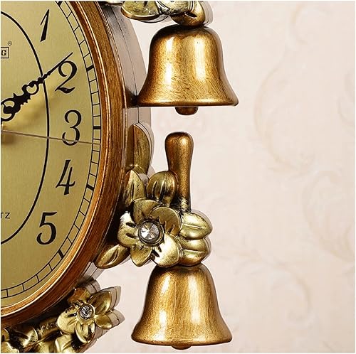 Miniatura 4 de DYPASA Reloj retro con repisa, reloj de escritorio, sala de estar, reloj de péndulo, decoración de mesa, reloj de mesa, reloj de escritorio, reloj