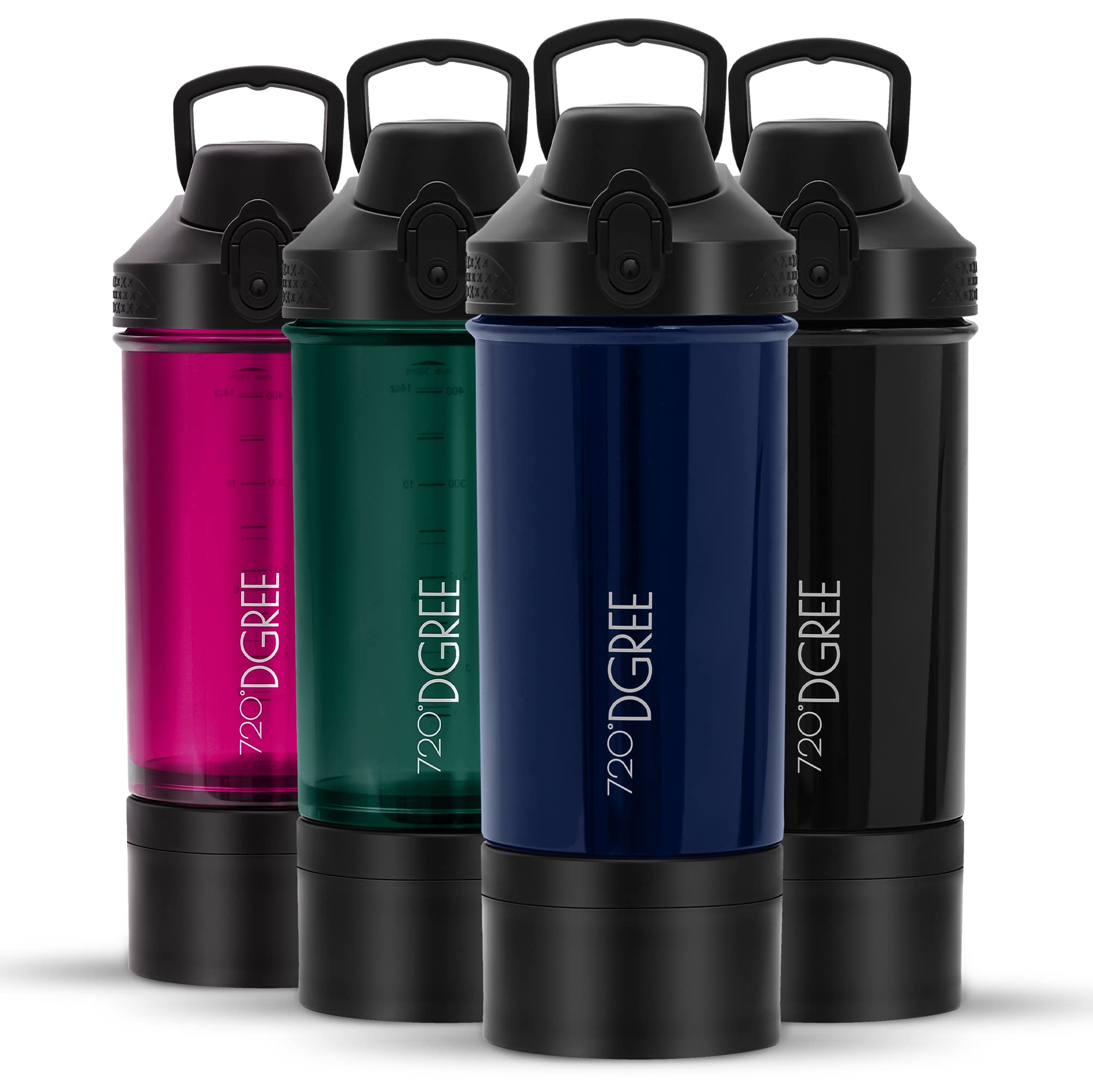 720°Dgree Premium Protein Fitness Shaker With Powder Compartment - Leak-Proof, Bpa-Free, Mixing Cup For Creamy Protein Shakes, Gym, Workout, Nutrition | 550Ml, Sapphire Blue - Plastic (B09TG2P6PR) Amazon Price History, Amazon Price Tracker