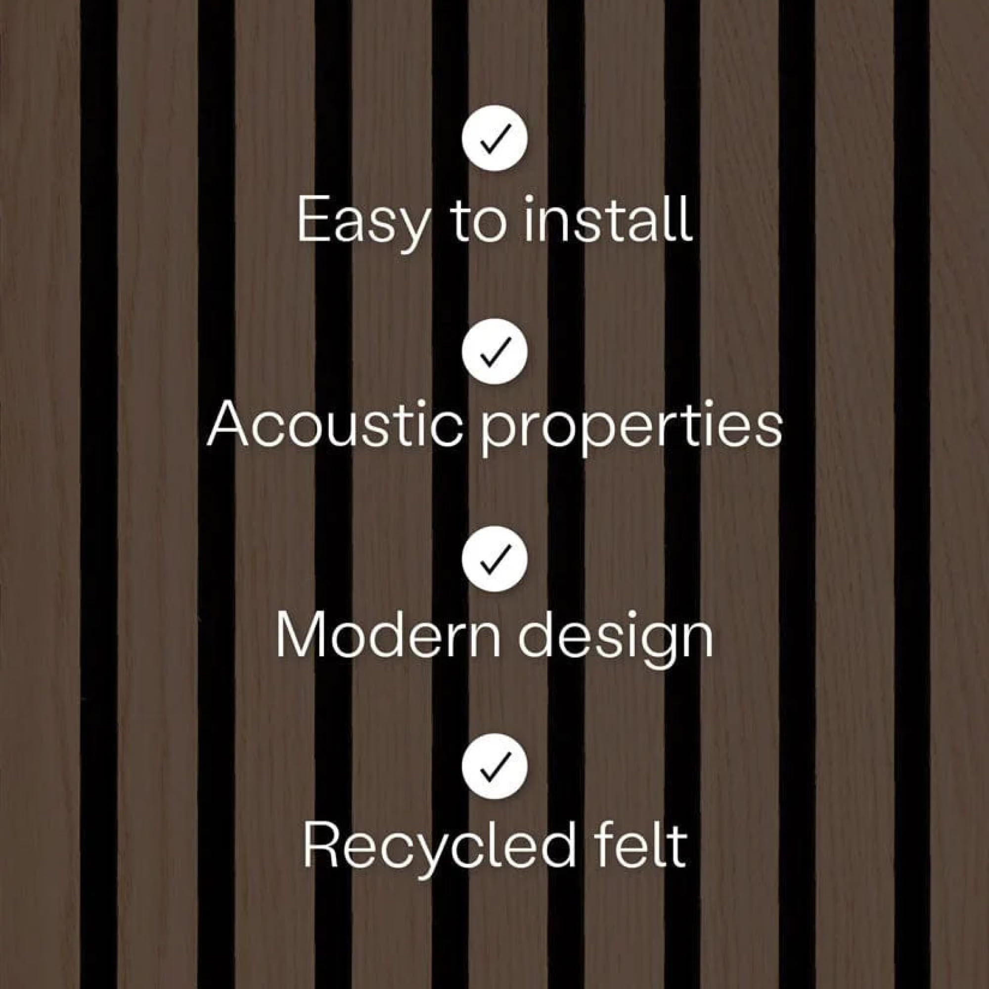 Slatpanel WVH Acoustic Wood Wall Panels (2 x 47.24” x 12.6”, Slatted Oak Veneer)