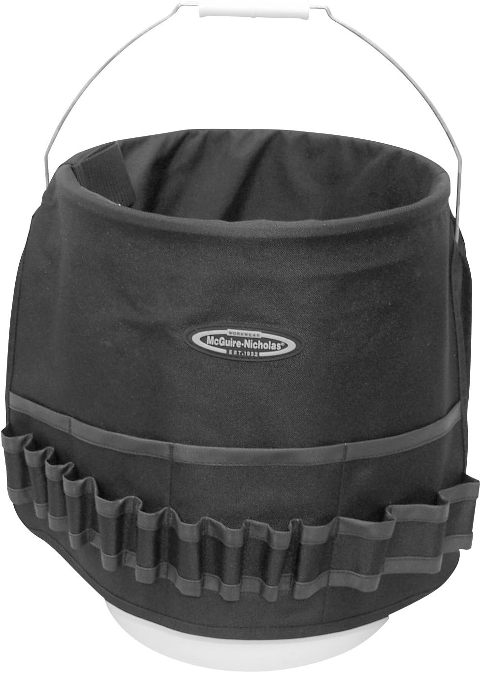 McGuire-Nicholas Bucket Organizer | Tool Organizer with 36 Pockets Designed for 5 Gallon Bucket