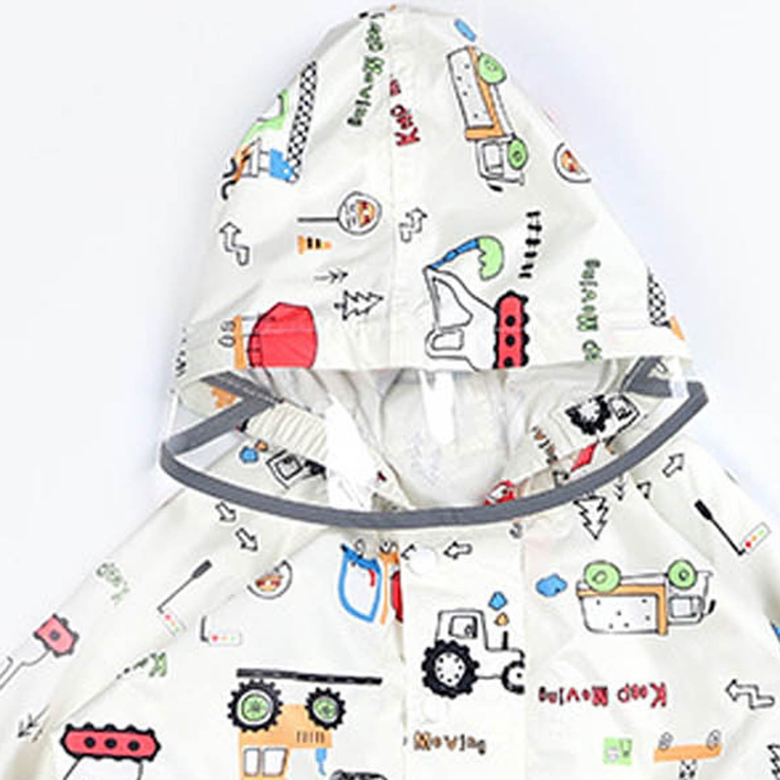 Veste Imperméable Enfant, Imperméables Filles Vêtements Pluie Poncho Réutilisable Manteaux Imperméables Capuche Combinaison Enfant Extérieur Pluie