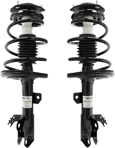 UNITY AUTOMOTIVE 2-11975-11976-001 Kit completo de montaje de puntal delantero de 2 ruedas 2012-2014 Toyota Camry