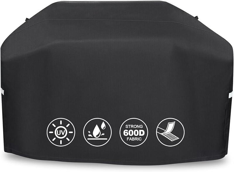 70 Inch BBQ Grill Cover for Outdoor Grill | 600D Heavy Duty Waterproof Grill Cover for Weber Genesis,Genesis II 400,Char-Broil,Nexgrill,Dyna-glo Series