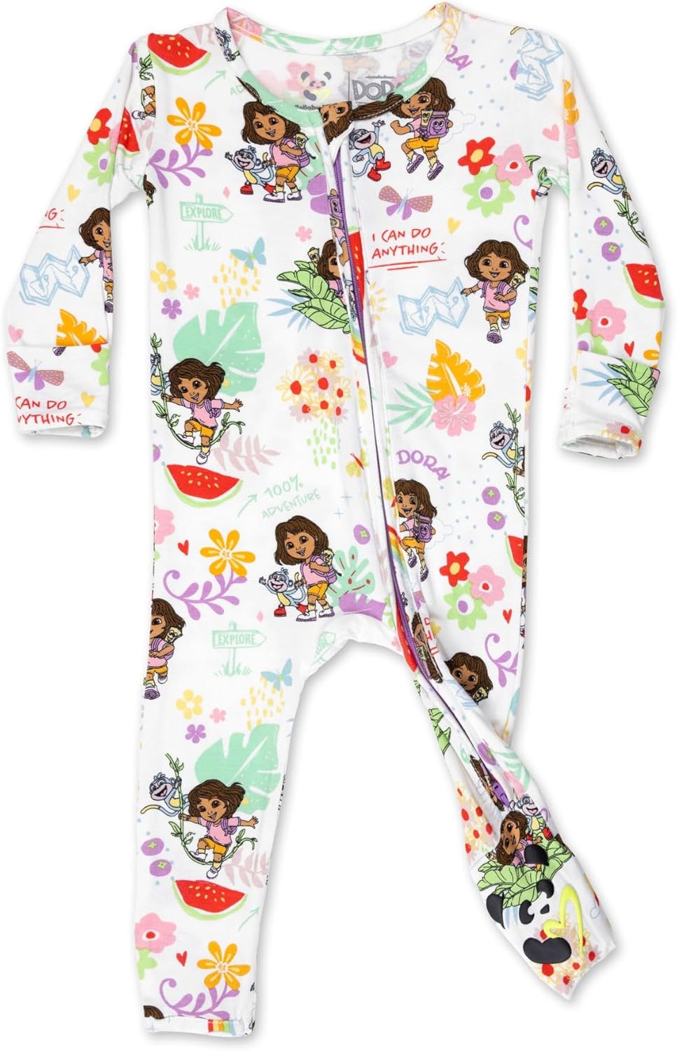 Bellabu Bear Dora Convertible Footies for Baby Boys & Girls, Rayon from Bamboo