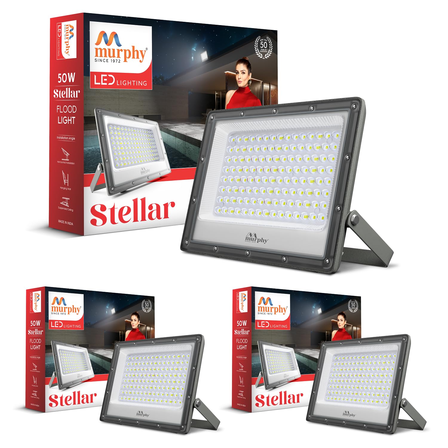 Murphy Stellar LED Flood Light - 200W, Waterproof -15