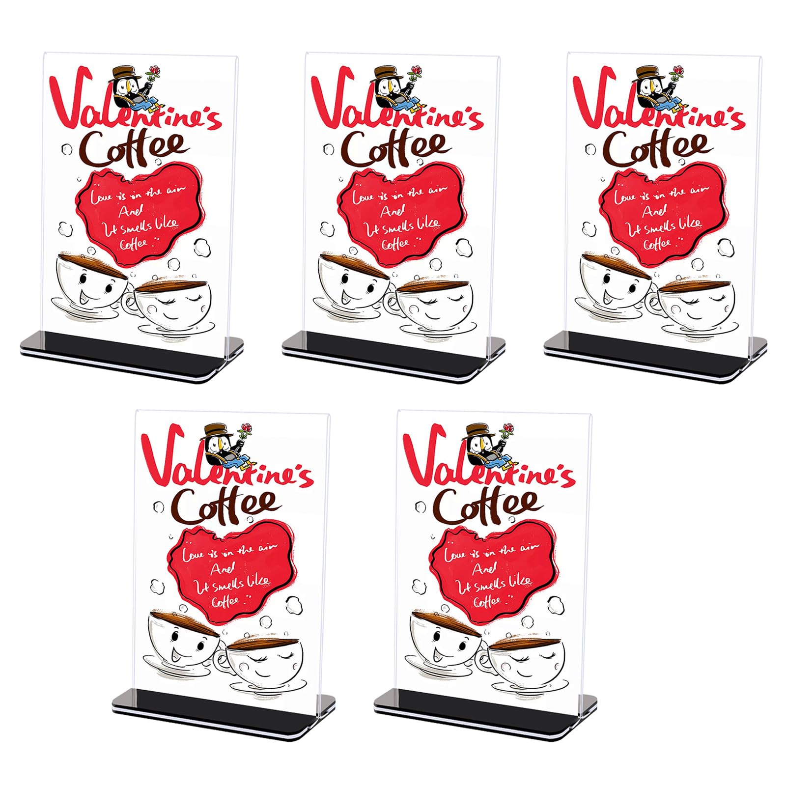 Espositori Acrilici Da Tavolo A5 - 5 Pezzi Per Menu E Avvisi - Foto 2