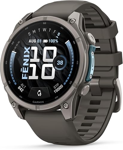Garmin fēnix 9, Montre connectée GPS Multisports, 47mm, P…