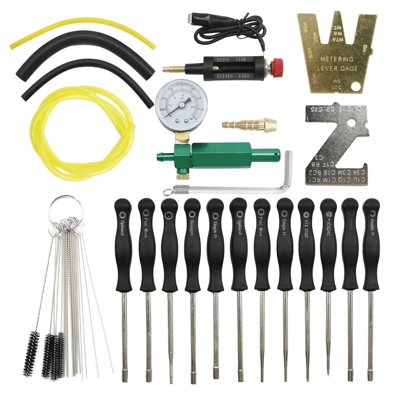 SYOWADA 57-21-1 - Kit de destornilladores de herramientas de ajuste de carburador, repuesto para Poulan, repuesto para STIHL, repuesto para Echo, repuesto para Husqvarna