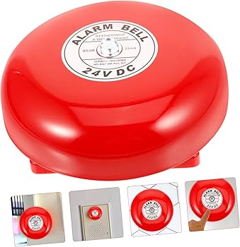 Amazon.co.jp: Angoily 警報 学校用防犯ベル 非常ベルステーション