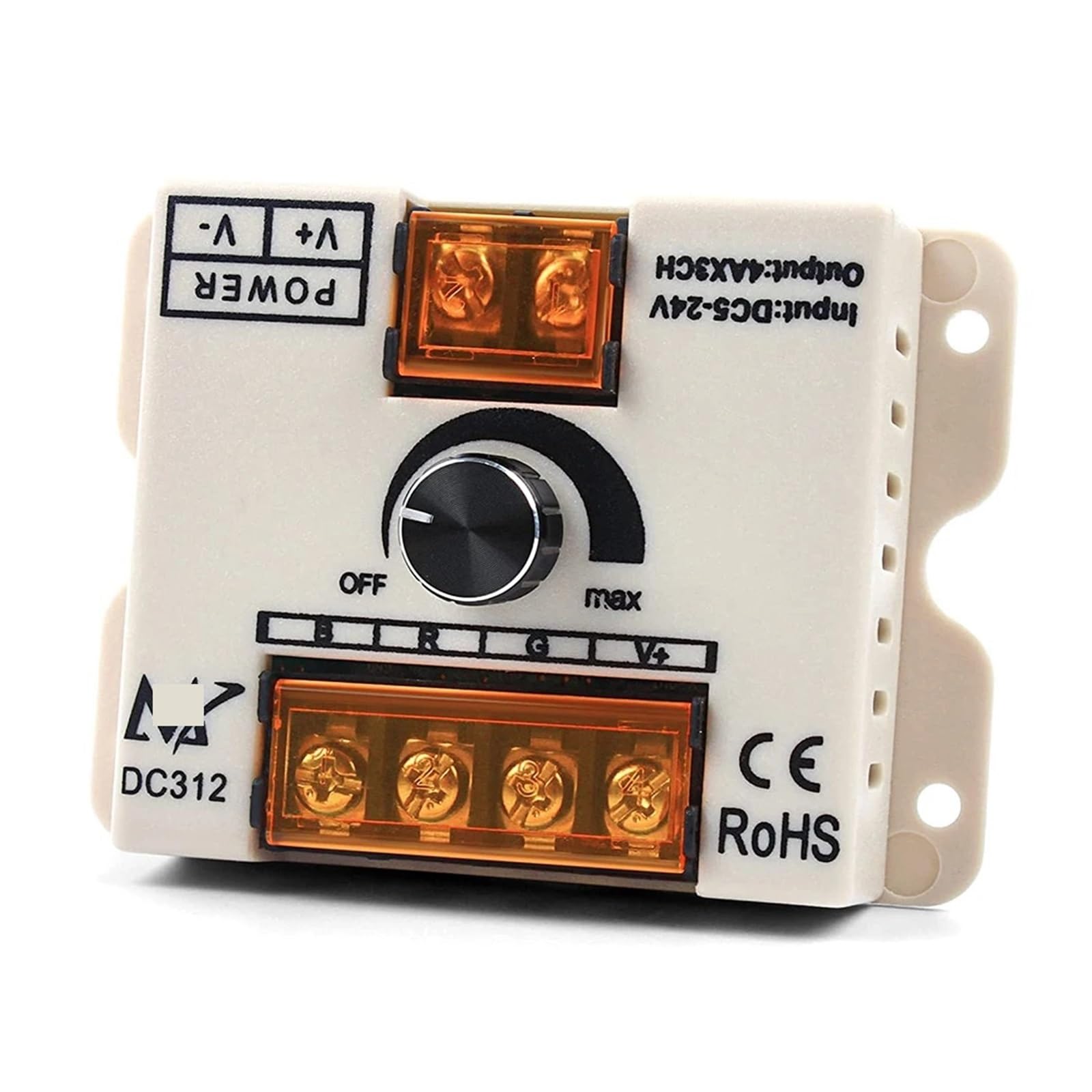 Variateur PWM RGB 5V 12V 24V contrôleur de ruban LED 5050 5630 commutateur 12A
