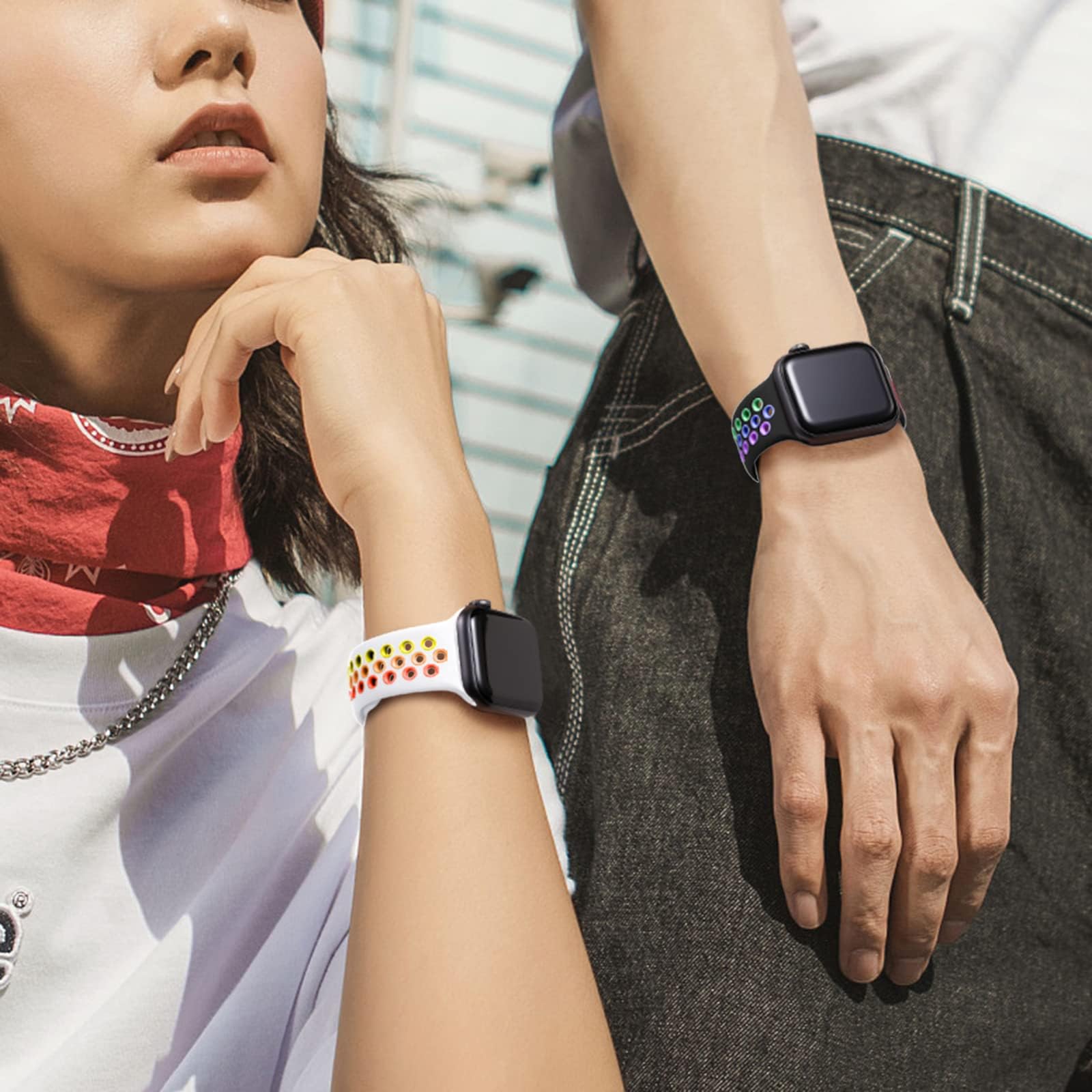 Amazon.co.jp: [4本セット] コンパチブル アップルウォッチ バンド