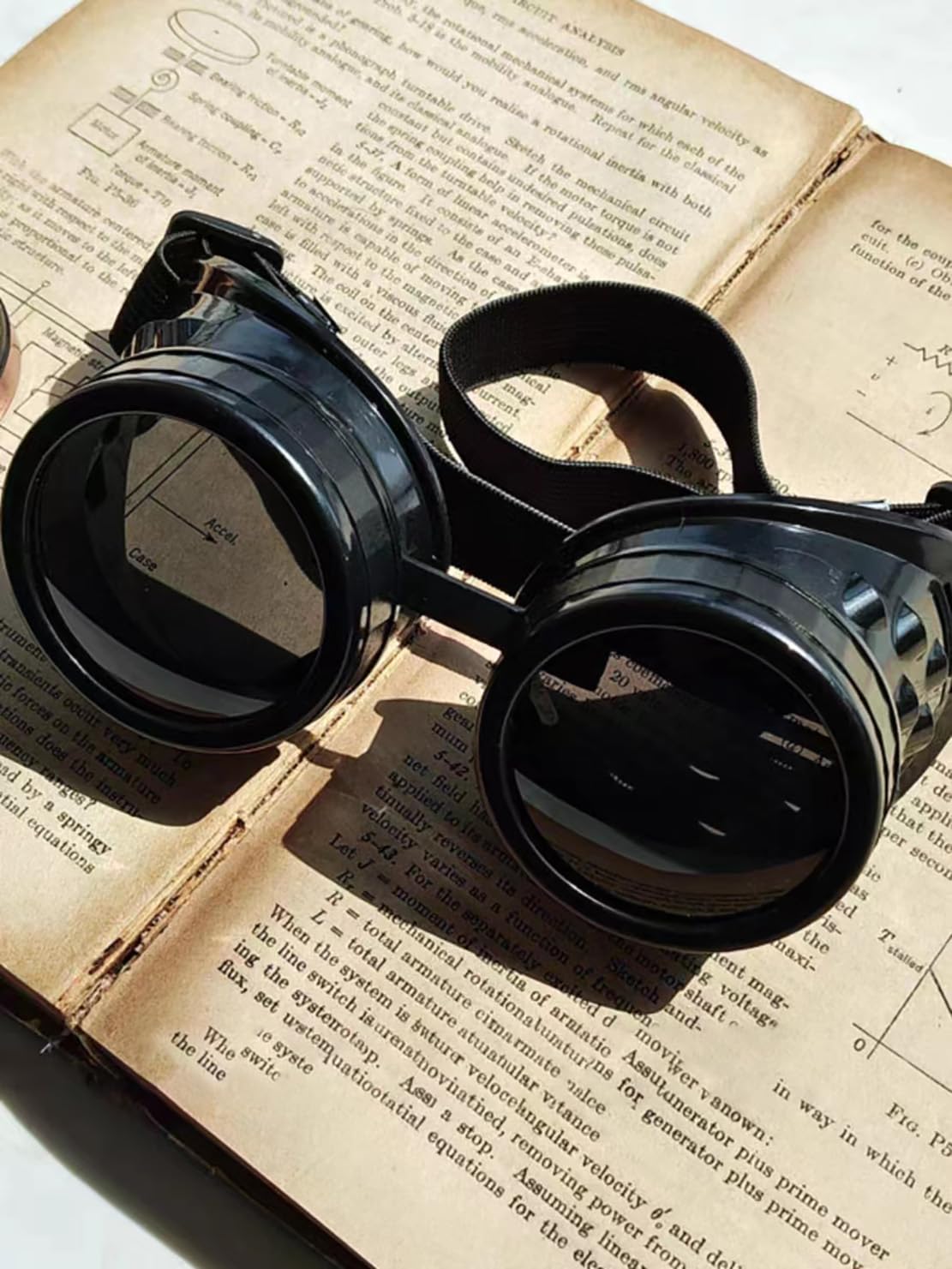 Vintage Steampunk Goggles Glasses Victorian Retro Cyberpunk Gothic Cosplay