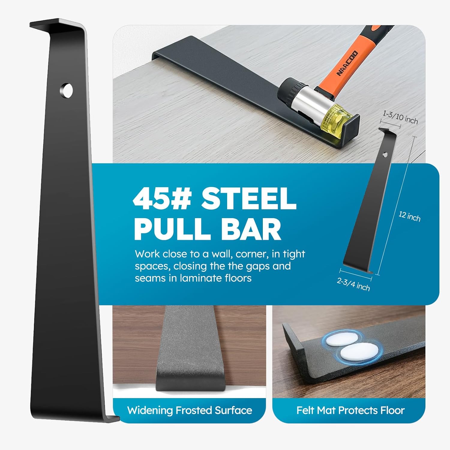 Surprising: 10-Inch gauge, Notches, 40 Spacers, & Mallet Tested in vinyl Floor Installation