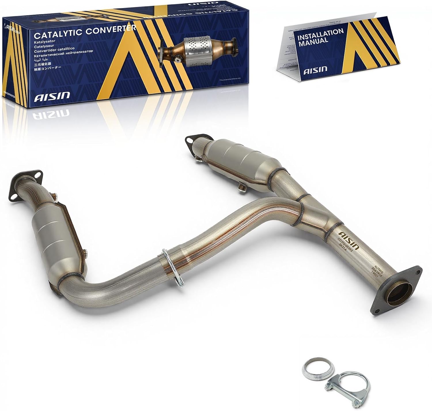 AISIN Aftermarket Catalytic Converter CCTFD-00392 for Ford 4.6L V8