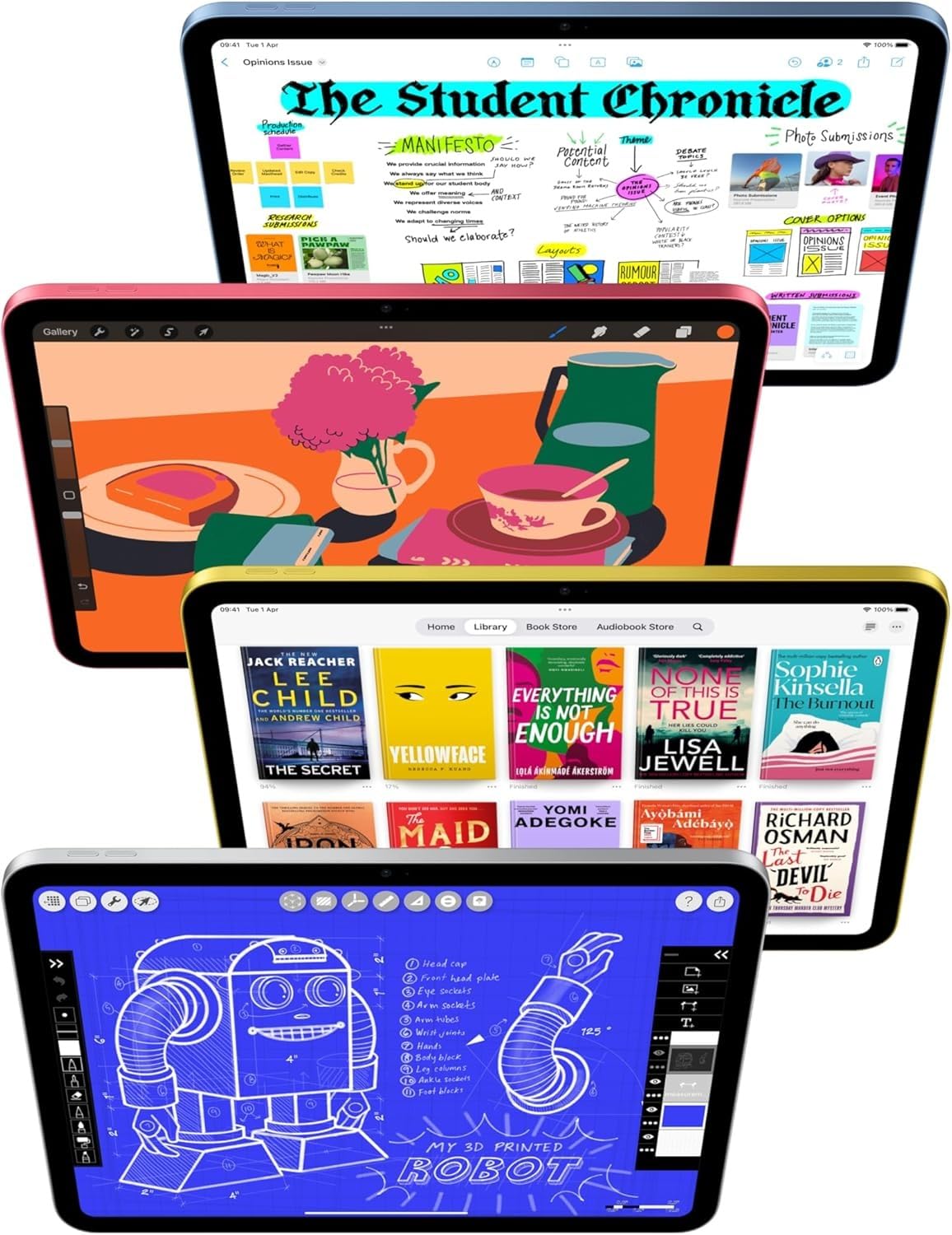 Apple 2025 iPad 11-inch (Wi-Fi, 128GB) - Silver (Renewed)