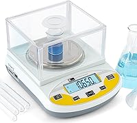 Vista 1 de CGOLDENWALL Báscula de laboratorio de precisión de 1000 gX0.0.04 oz, balanza electrónica analítica báscula de laboratorio digital Báscula de joyería
