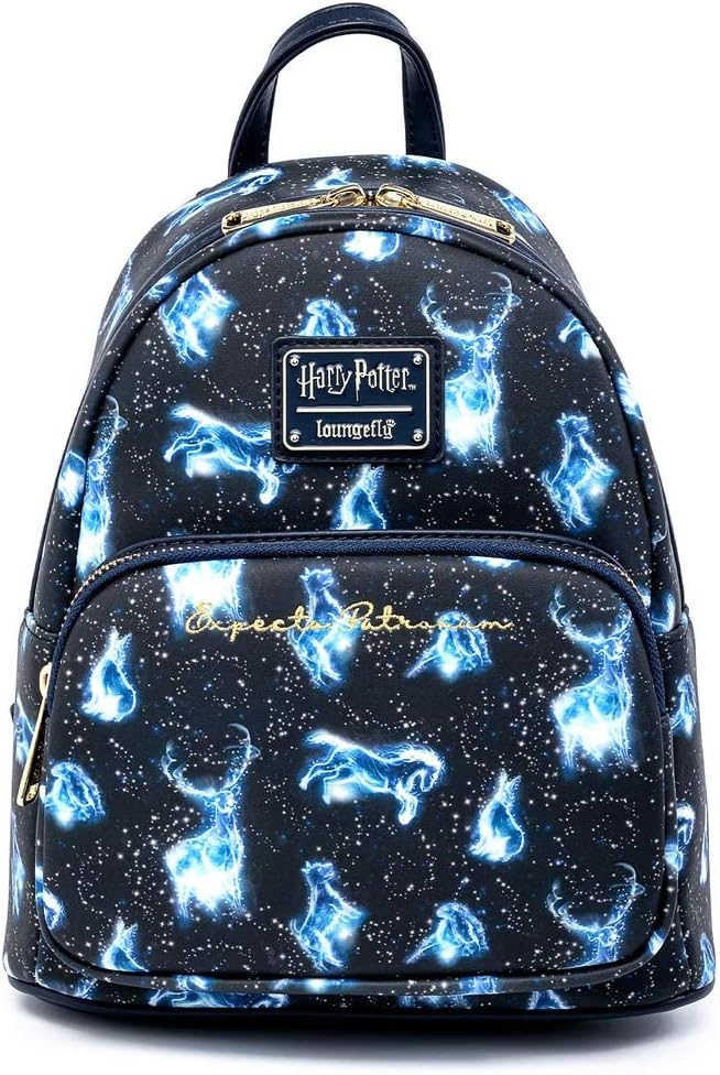 Harry Potter Expecto Patronus All Over Print Womens Double Strap Shoulder Bag Purse