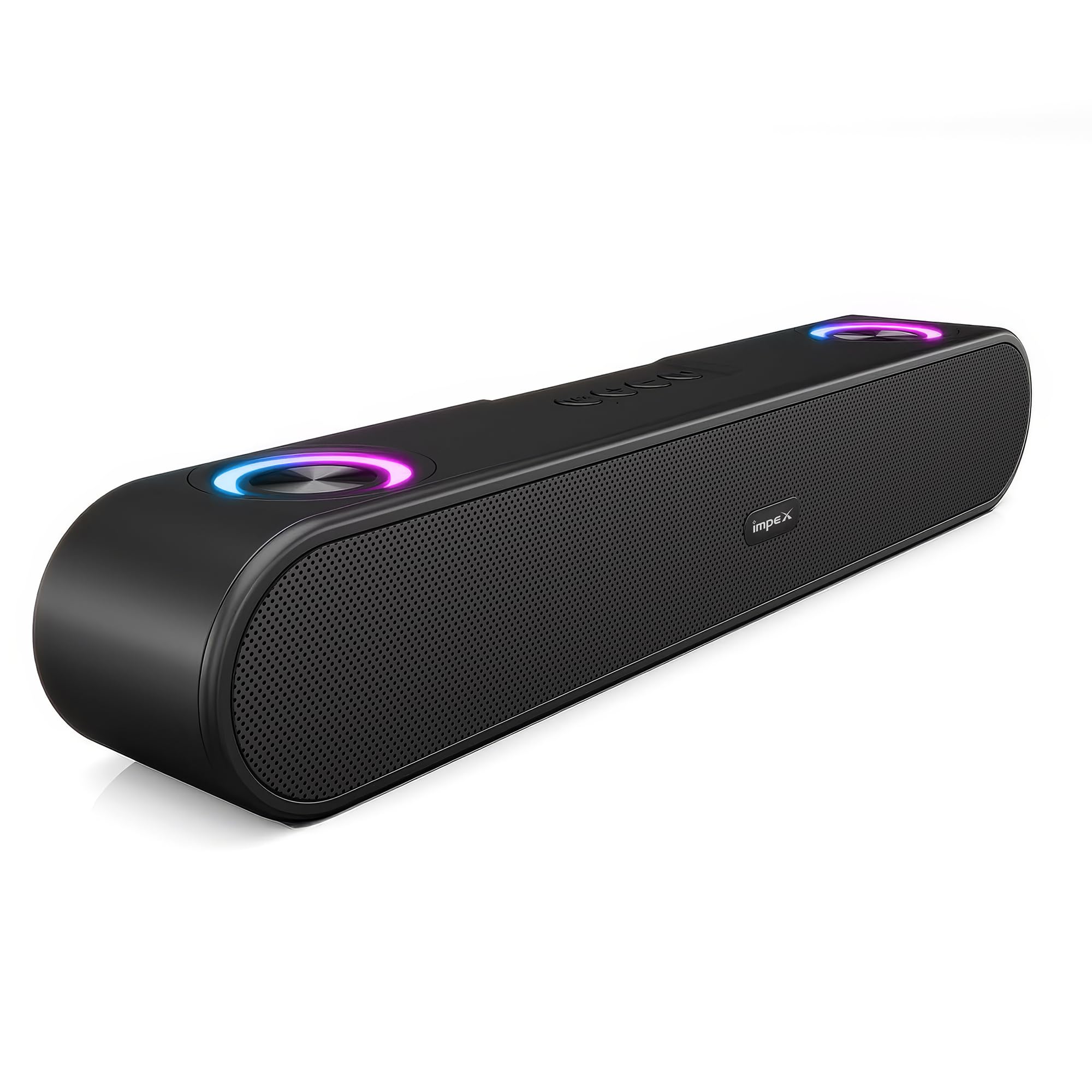 Impex Portable Bluetooth Soundbar Powerful Sound with RGB Lights Portable Soundbar | 2000 Mah Battery Bluetooth Speaker, Supports USB, Bluetooth, AUX, FM & TF, 1 Year Warranty (Black) (B0CRRTNZMC) Amazon Price History, Amazon Price Tracker
