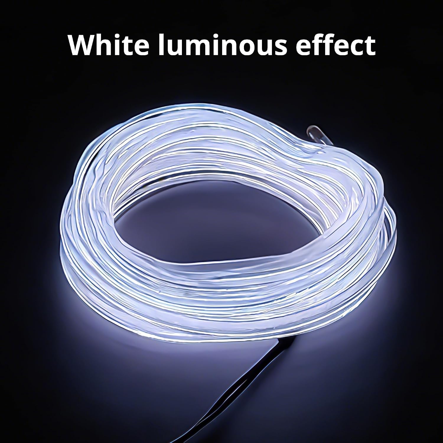 5M White Auto Interior Lights Under Glow Kit for Car Truck Motorcycles Bicycles and Other Modes of Transportation