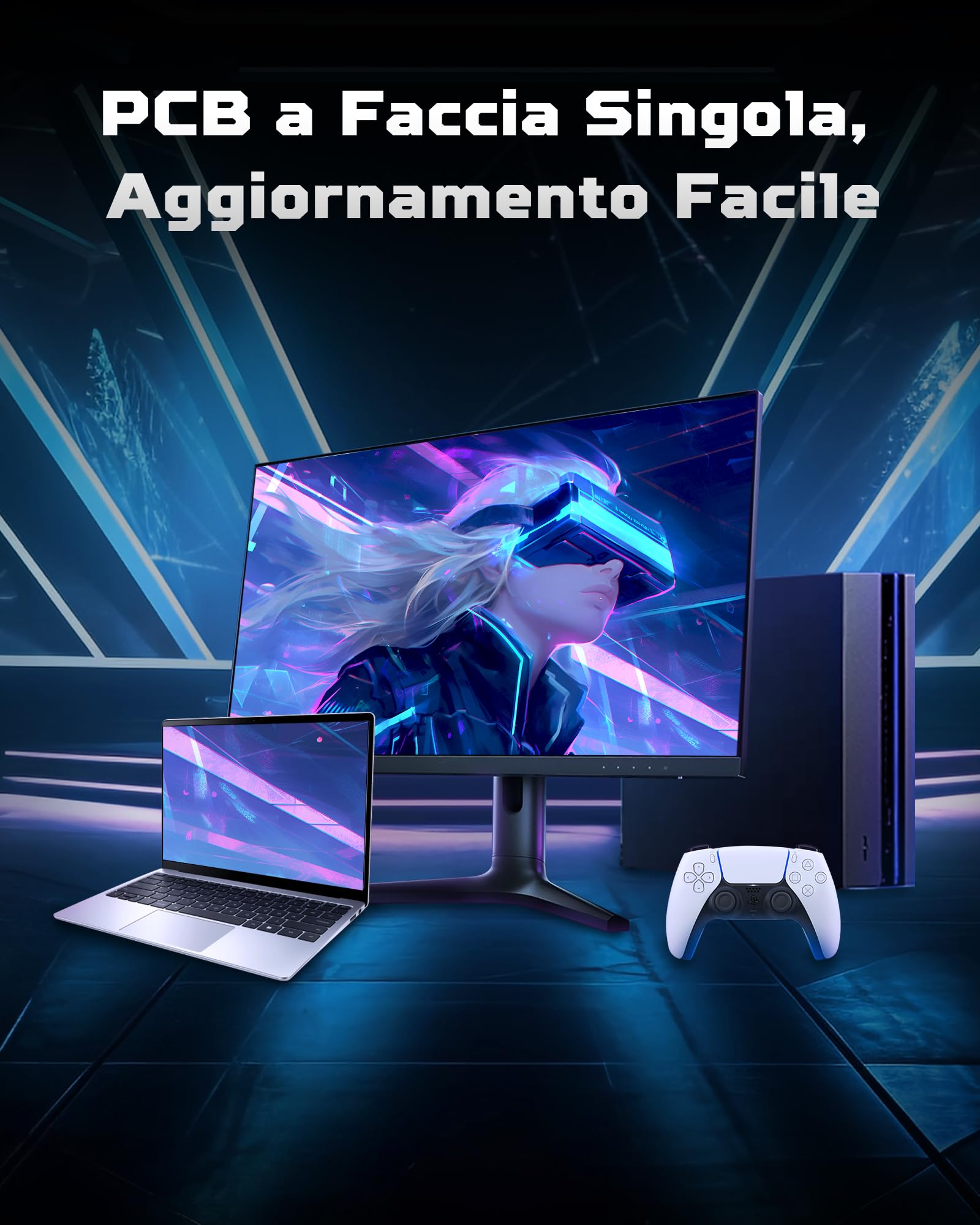 Acer Predator GM6 2TB M.2 NVMe SSD PCIe 4.0 - Velocità di lettura fino a 7200 MB/s - Disco interno professionale - Memoria per il gioco compatibile con PC, laptop e PS5