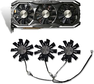 Cavabien 85mm GA9S2U 12V 0.46A 4pin GPU Graphics Card Cooler Fan Replace for ZOTAC GeForce GTX 1080 GTX 1070Ti GTX1080 GTX1070Ti Graphics Video Card Cooling Fan (Fan-3pcs-4pin)