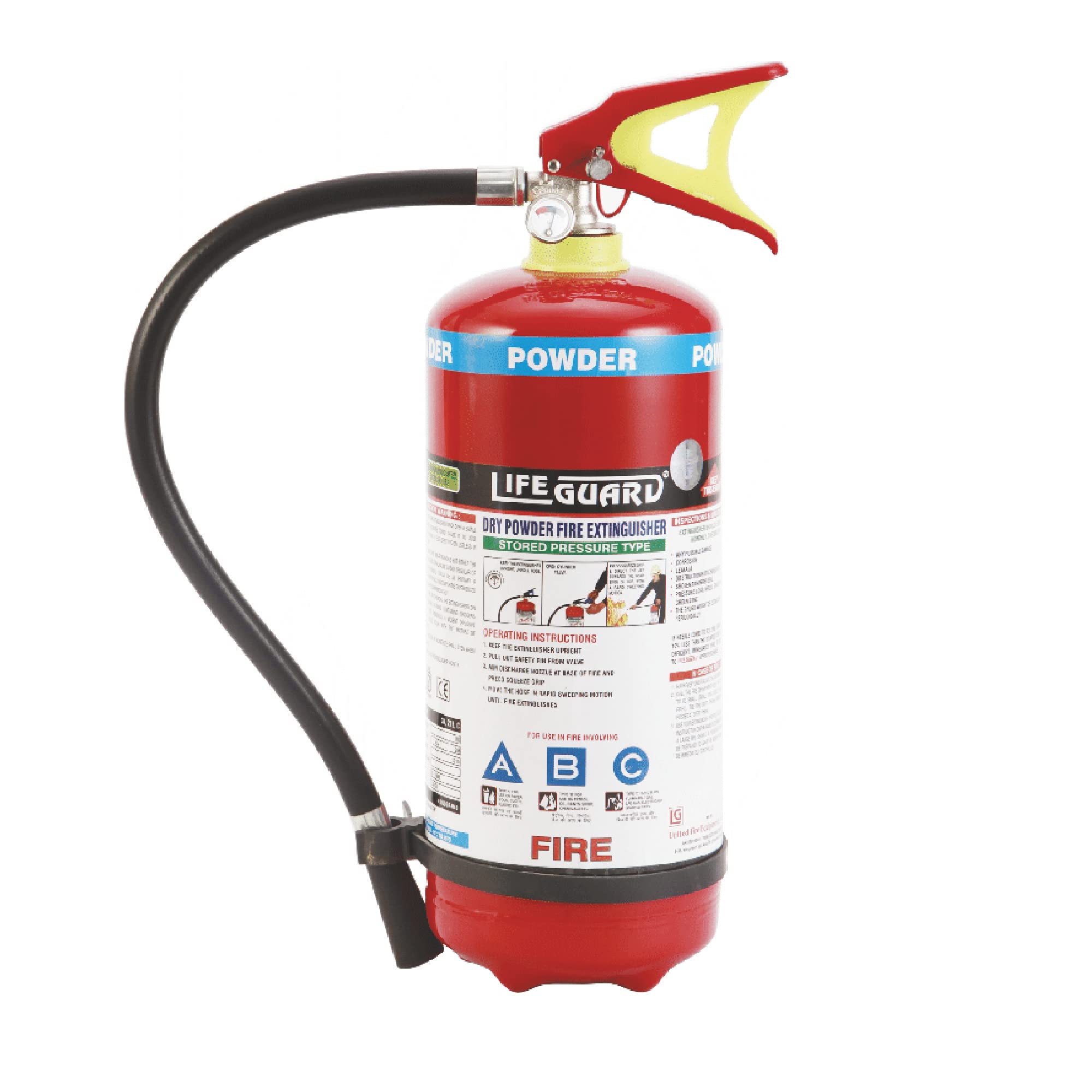 Life Guard Dry Powder Fire Extinguisher ABC 4KG-image-33