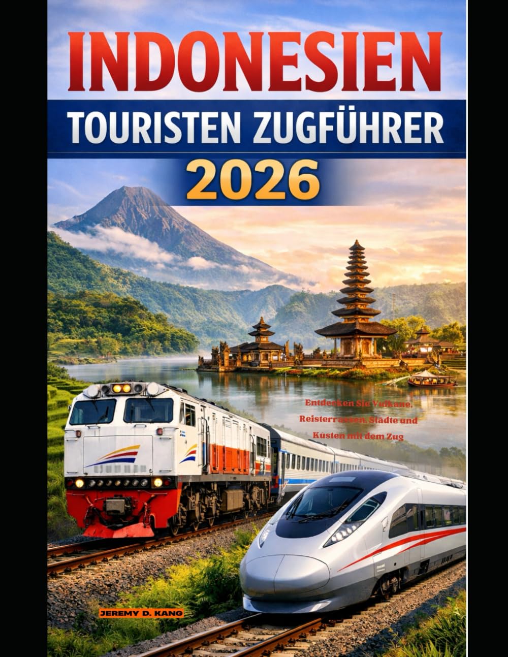 INDONESIEN TOURISTEN ZUGFÜHRER 2026: Entdecken Sie Vulkane, Reisterrassen, Städte und Küsten mit dem Zug: 72 (The Train Traveler Series)