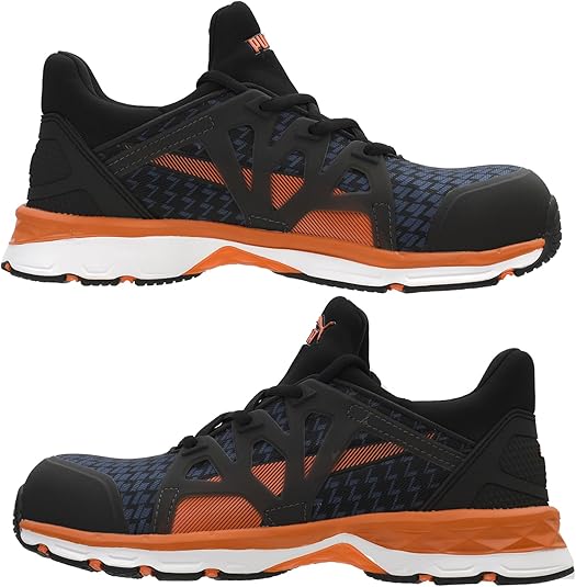 PUMA 安全靴　Rush2 黒/オレンジ Amazon | 安全靴 作業靴 ﾗｯｼｭ2.0 MID 25.0cm | PUMA SAFETY(プーマ