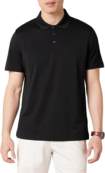 Amazon Essentials Mens Moisture Wicking Golf Polo Shirt, Short Sleeve, Slim-Fit, Quick-Dry