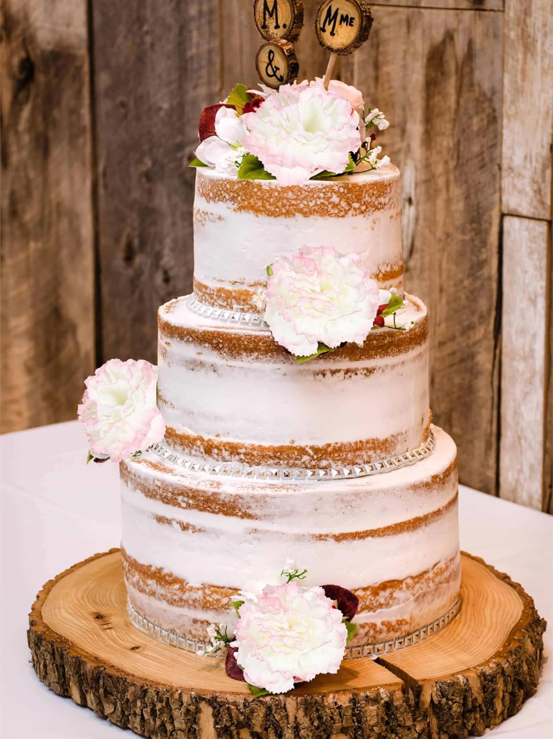 IPOPU Artificial Carnations,6PCS Real Touch Gradient Pink Artificial Flowers 20'' Long Stem Fake Carnations for Tall Vase Home Wedding Party Table Centerpieces Decor (Gradient Pink) - Image 6