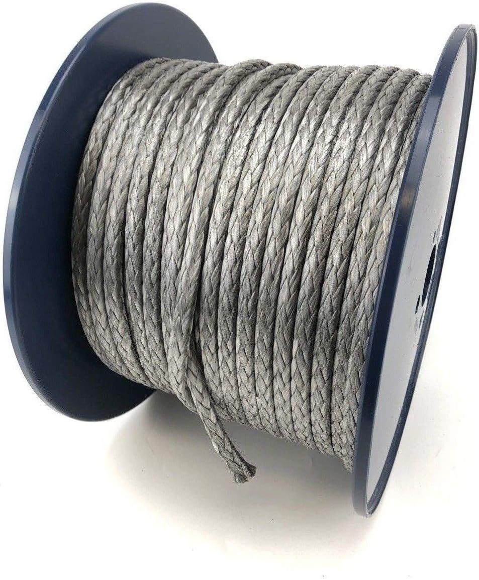 4mm Silver Dyneema SK75 12 Strand Rope x 5 Metre Length