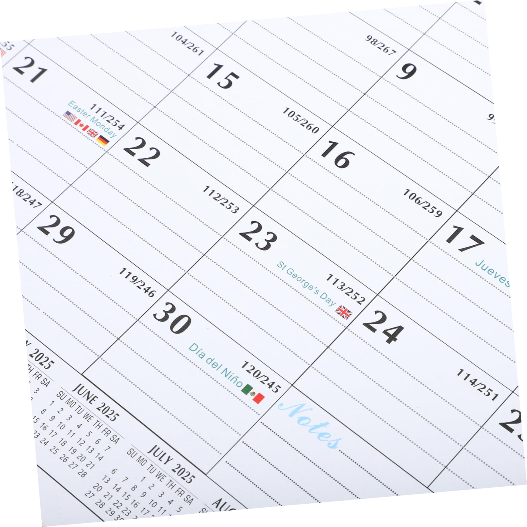 5 Pezzi 2023 Calendario Da Parete Inglese Planner Calendario 2023 Pianificatore Mensile Annuale Pianificatore Da Parete Annuale Mappa Del Mondo Da Parete Calendario Inglese
