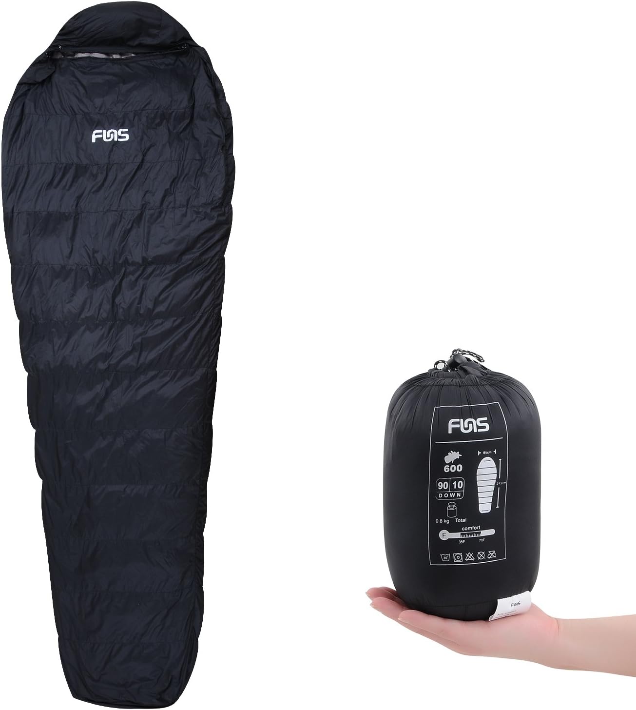 Funs Ultra Lightweight, 28 oz Only, Ultra Compact Down