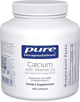 Pure Encapsulations Calcium with Vitamin D3 | Dietary Supplement to Support Bone, Colon, and Cardiovascular Health* | 180 Capsules