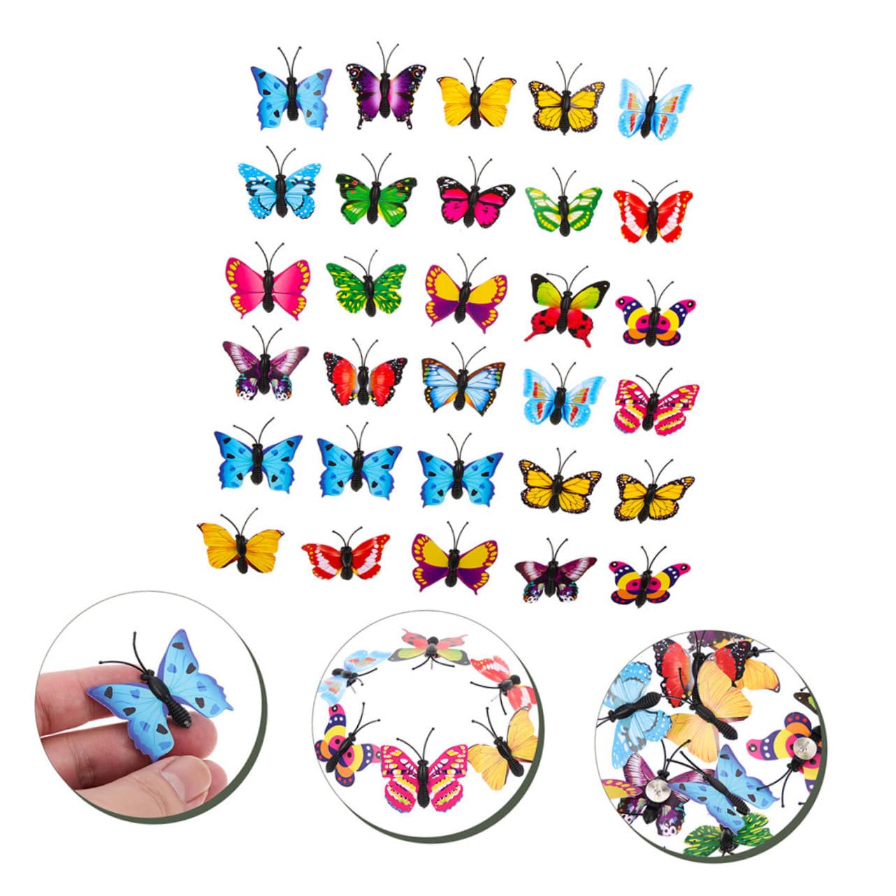 Gadpiparty 5 Series Chincheta De Color Tachuelas para Colgar En La Pared Chinchetas Decorativas Tachuelas Chinchetas Transparentes De Polivinilo 50 Piezas X 5