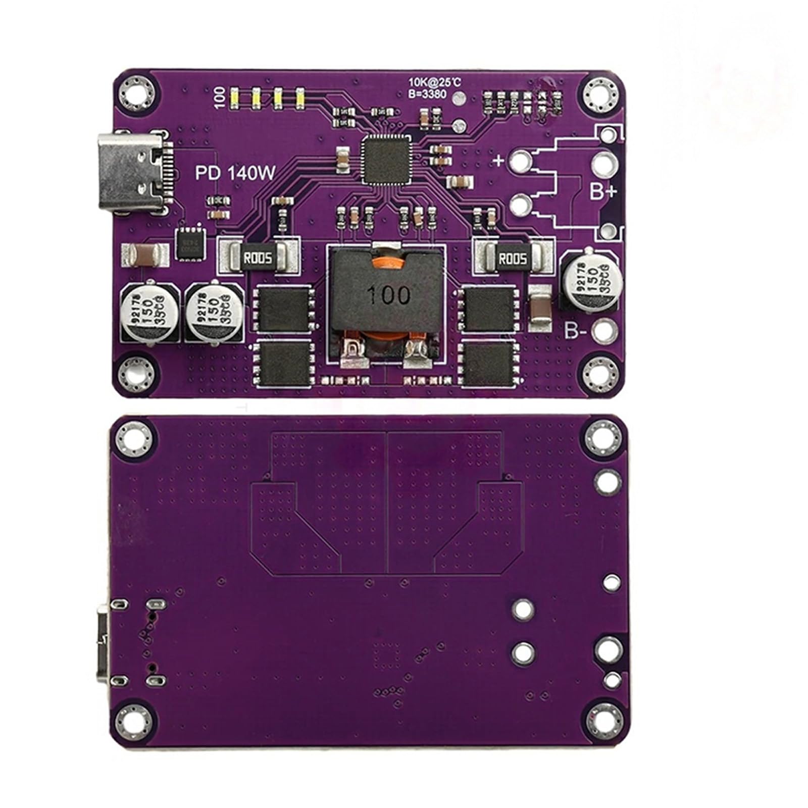 140W Type C Charging Discharger Module High Current Charging Discharging PD3.1 Supported for 3S to 6S Batteries Bidirectional Type C Module