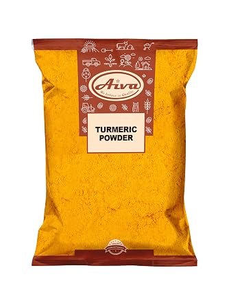 Aiva Turmeric Root Ground Powder Spice 5 LB Bulk | Haldi with High Curcumin Content | Salt-Free, Pure, Vegan, Indian Origin