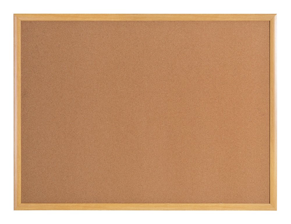 Bi-Office Earth-it Notice Board Cork 1200 x 900 Beech Wood