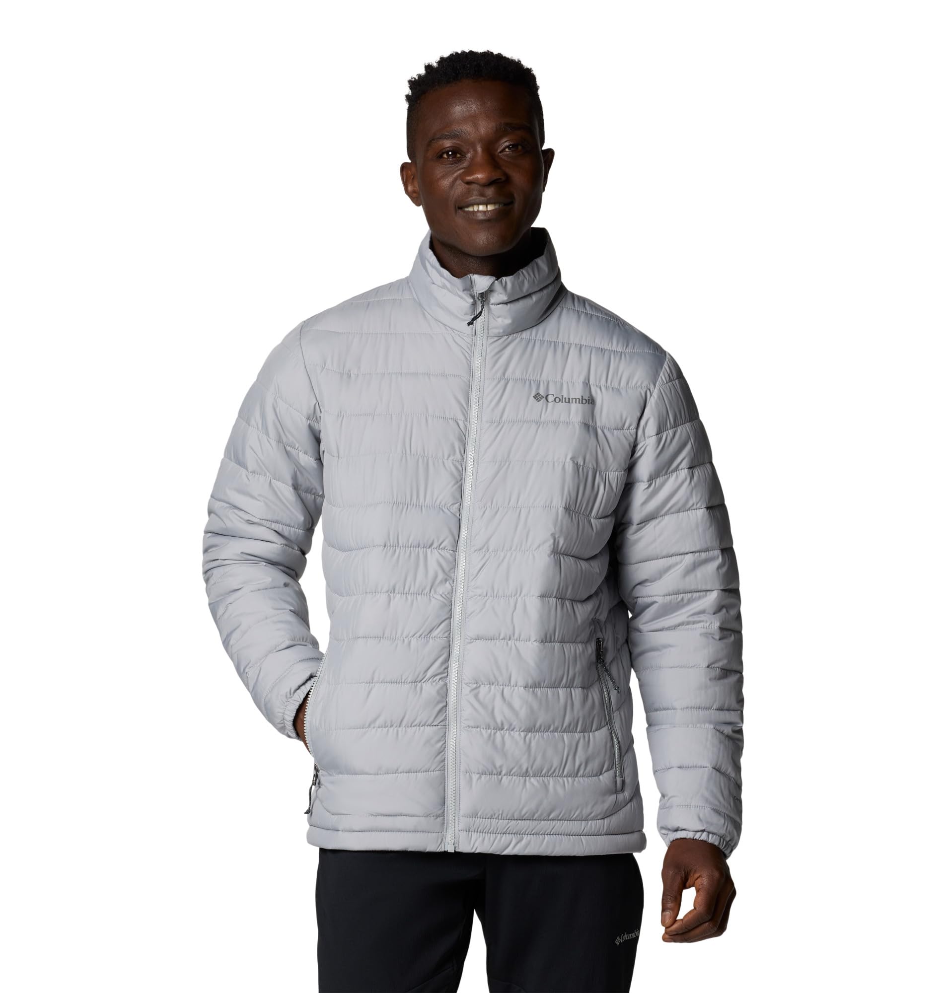 Columbia Men's Powder Lite 2 Jacket, Puffer Jacket, Columbia Grey, Medium