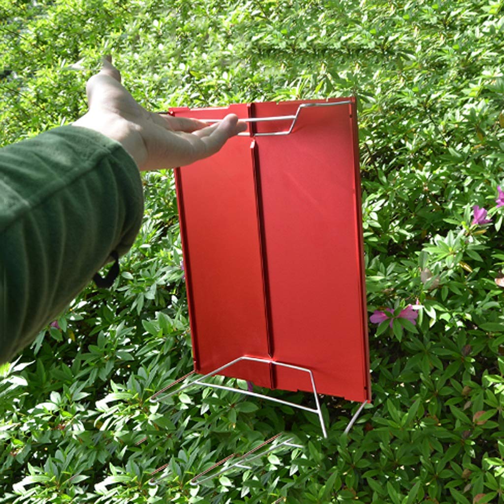 FAXIOAWA Tavoli da Campeggio Picnic Mobili da Campeggio Leggeri Scrivania da Escursione Portatile per Esterni Piastra in Alluminio Tavolo Pieghevole Barbecue