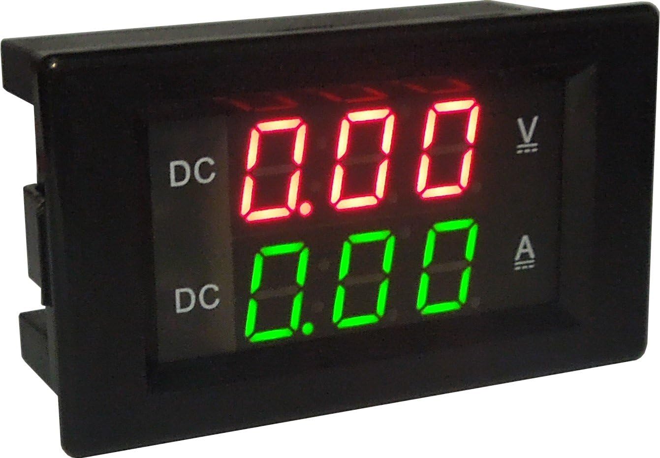 Digital Voltage Current Meter DC 0-300V 0-100A Ammeter Voltmeter Red Green LED Dual Display with Shunt Two-Wires
