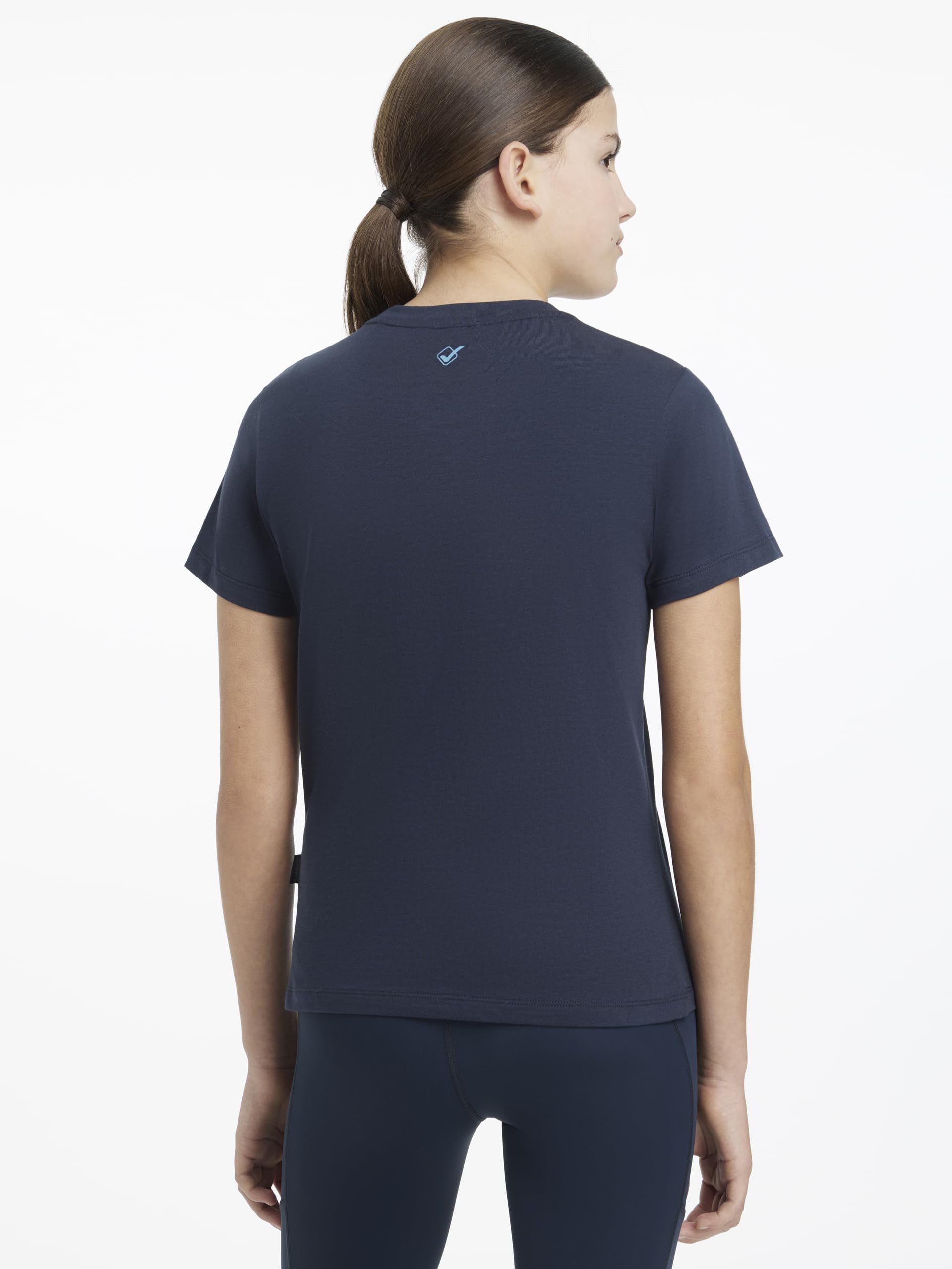 LeMieux Young Rider Classique - Camiseta para niños, color azul marino